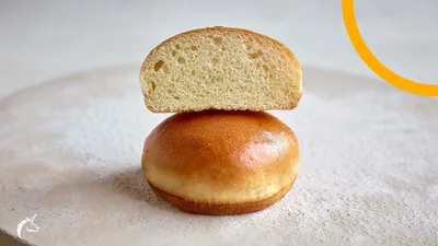 Chiflă de burger moale și lucioasă