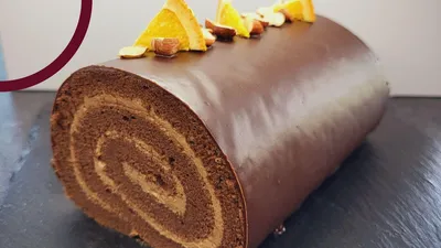 Ruladă cu ciocolată